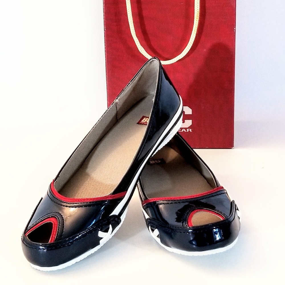 BC Footwear Patent Wedge